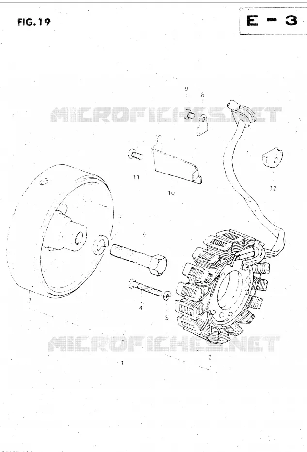 ALTERNATOR Suzuki MOTO 500 GS-E 1982  GS500EZ(Z/D)