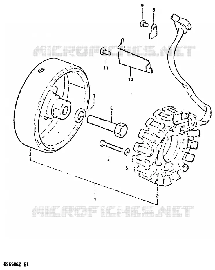 ALTERNATOR Suzuki MOTO 650 GS 1999  GS650GX(X/Z)