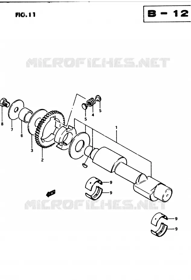 BALANSAS Suzuki MOTO 450 GS-E 1983  GS450ED2(2/Z/D)