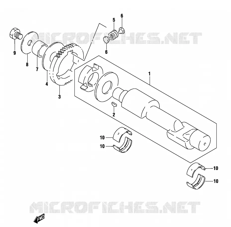 BALANSAS Suzuki MOTO 500 GS-F 2004  GS500FUK4(P19)