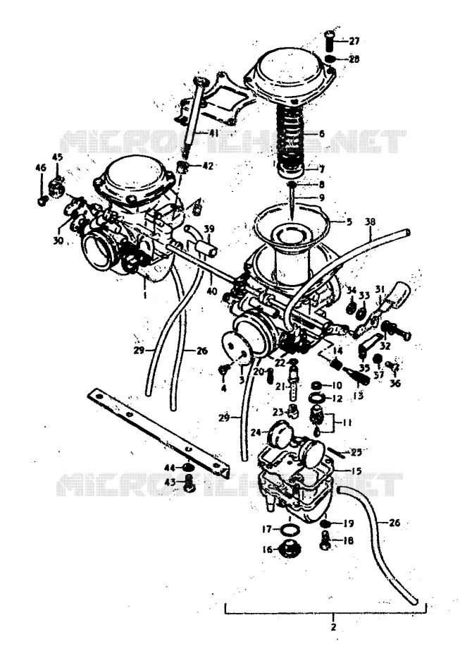 CARBURATOR Suzuki MOTO 400 GS 1978  GS400EC(C/N)