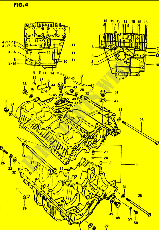 CASING voor Suzuki GS-G 1100 1984