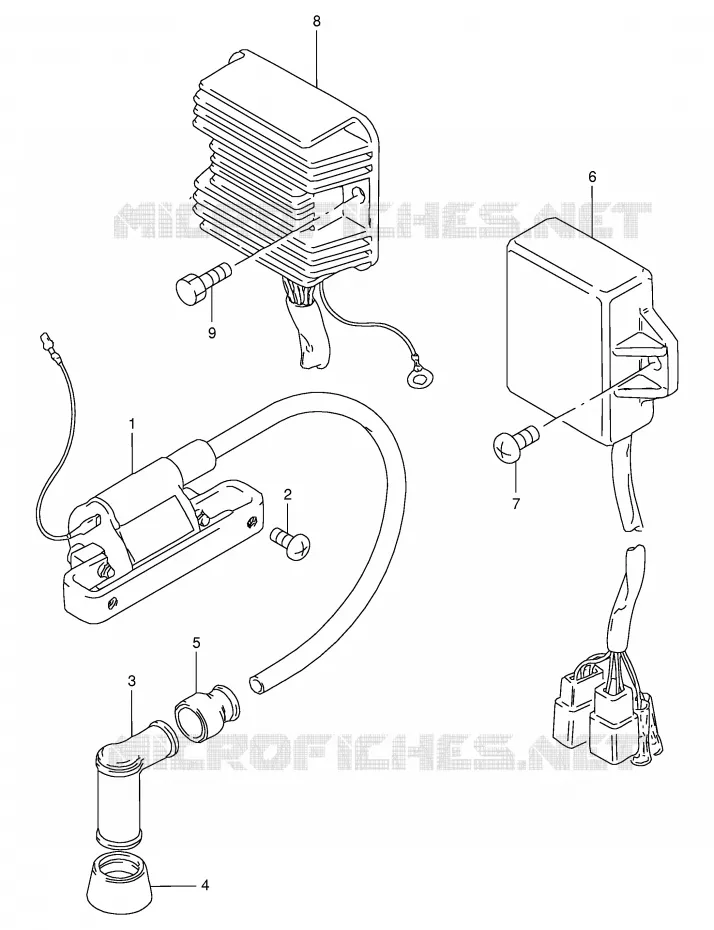 ELEKTRISCH (GS125Z/D,GS125UR E71) Suzuki MOTO 125 GS 1982  GS125Z(E1)
