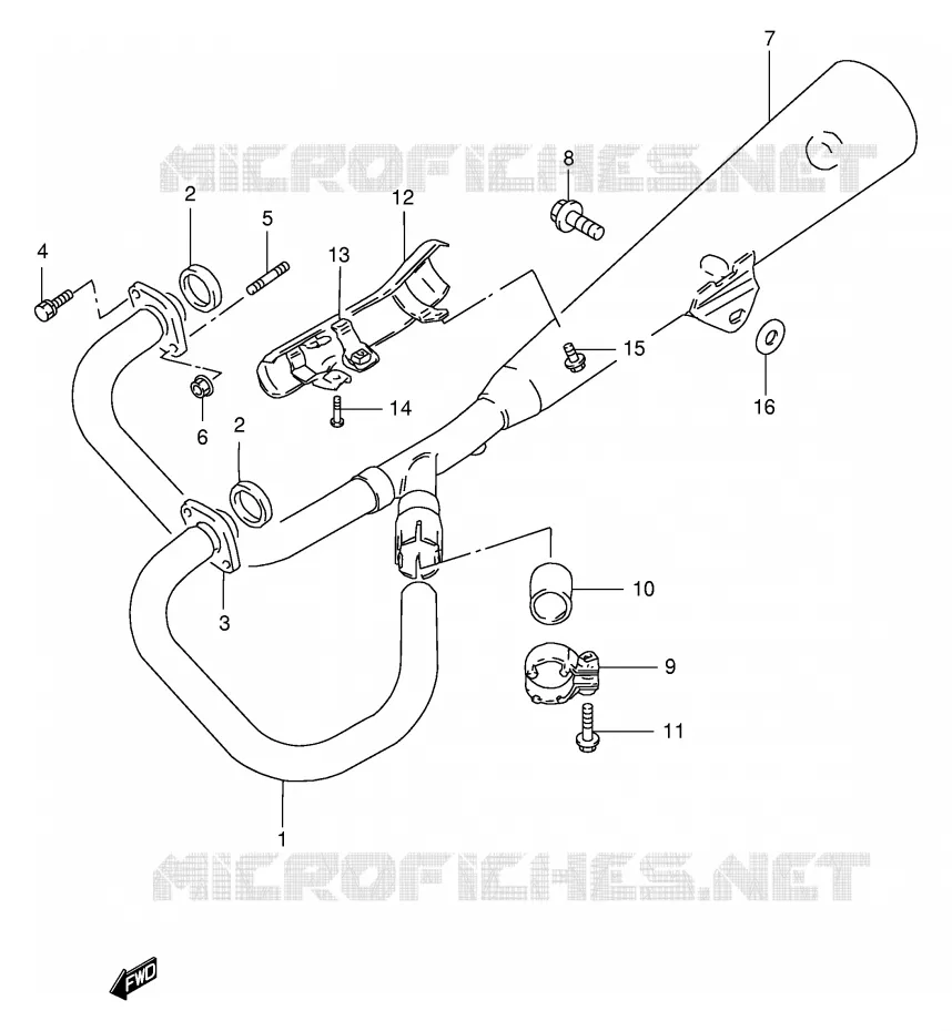 GELUIDDEMPER Suzuki MOTO 250 GN 2000  GN250Y(E2)