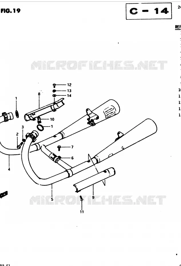GELUIDDEMPER Suzuki MOTO 450 GS-S 1983  GS450SD(2/Z/D)