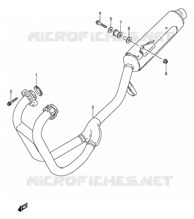GELUIDDEMPER Suzuki MOTO 500 GS-E 1990  GS500EUL(E2)