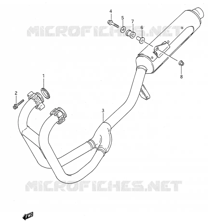 GELUIDDEMPER Suzuki MOTO 500 GS-E 1991  GS500EUM(E28)