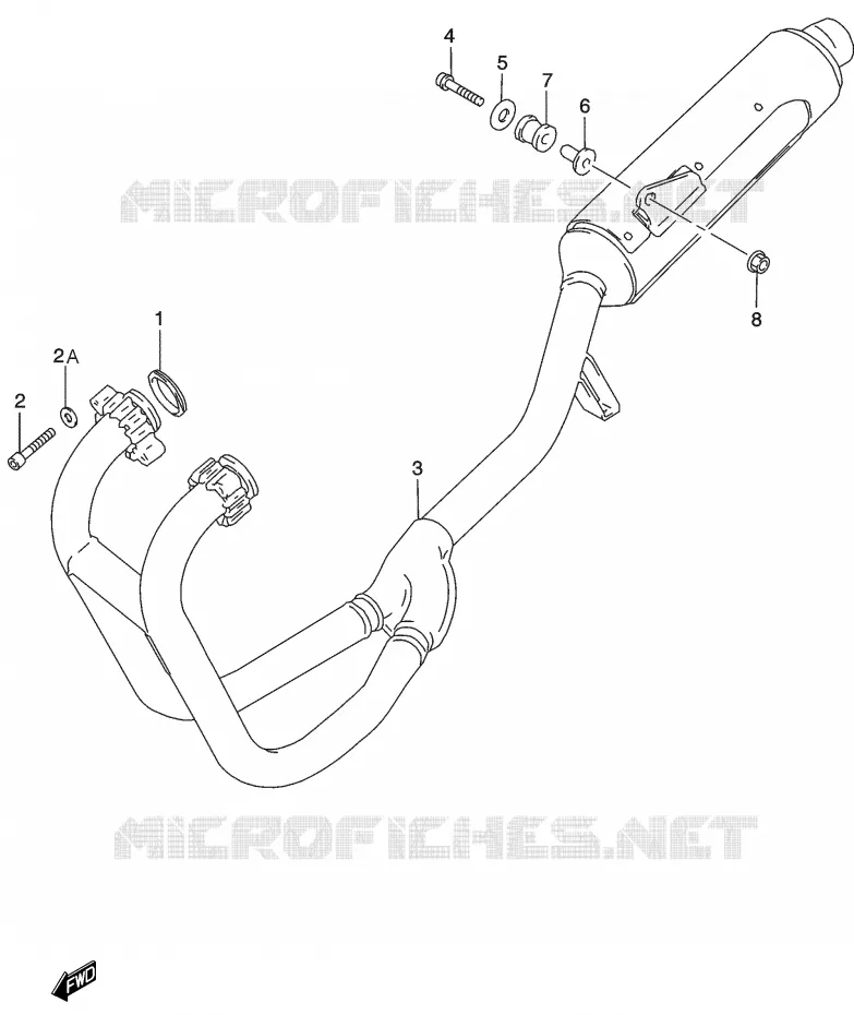 GELUIDDEMPER Suzuki MOTO 500 GS-E 2003  GS500HUK3(P19)