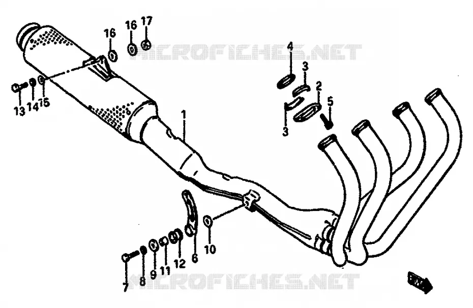 GELUIDDEMPER Suzuki MOTO 750 GSX-R 1986  GSX-R750G(F/G/H)