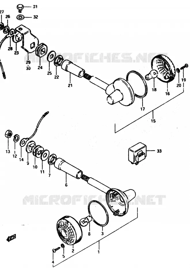 INDICATOREN Suzuki MOTO 450 GS-L 1983  GS450LD