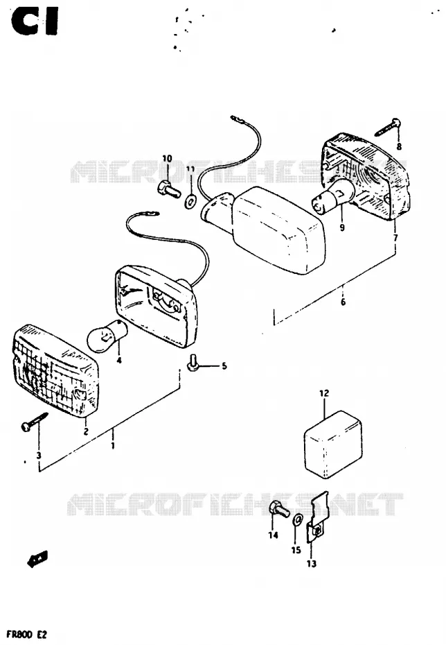 INDICATOREN Suzuki SCOOTER 80 FR 1983  FR80D