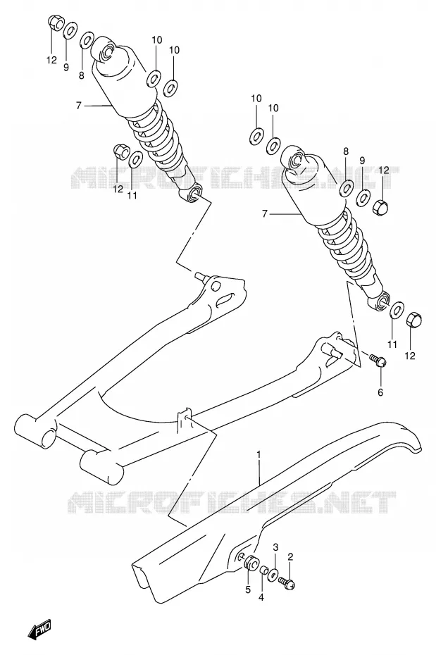 KETTINGKAST Suzuki MOTO 250 GN 1999  GN250X(E2)