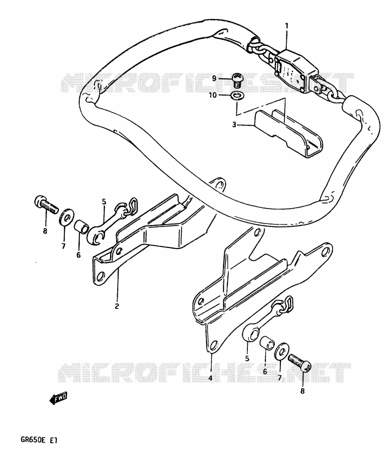 KETTINGSLOT Suzuki MOTO 650 TEMPTER 1984  GR650E(D/E)