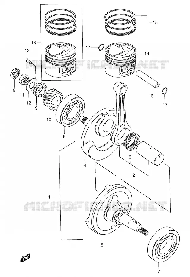 KRUKAS Suzuki MOTO 125 GN 1982  GN125Z(E1)