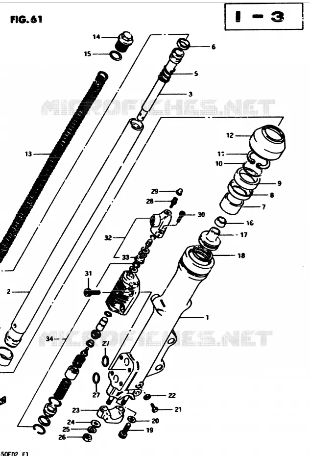LINKS SCHOKDEMPER Suzuki MOTO 450 GS-S 1982  GS450SZ(2/Z/D)