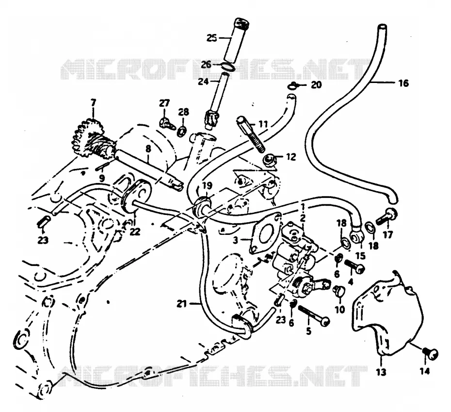 OLIEPOMP Suzuki MOTO 100 GP 1999  GP100UX(X/D/L)
