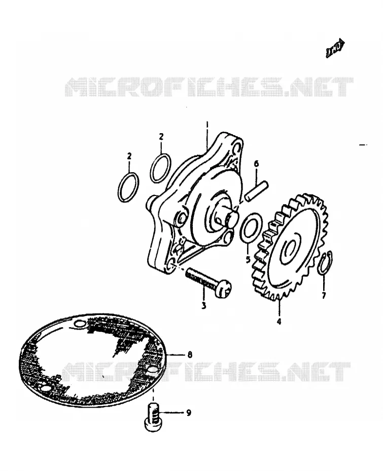 OLIEPOMP Suzuki MOTO 1000 GS 1979  GS1000HN(C/N)
