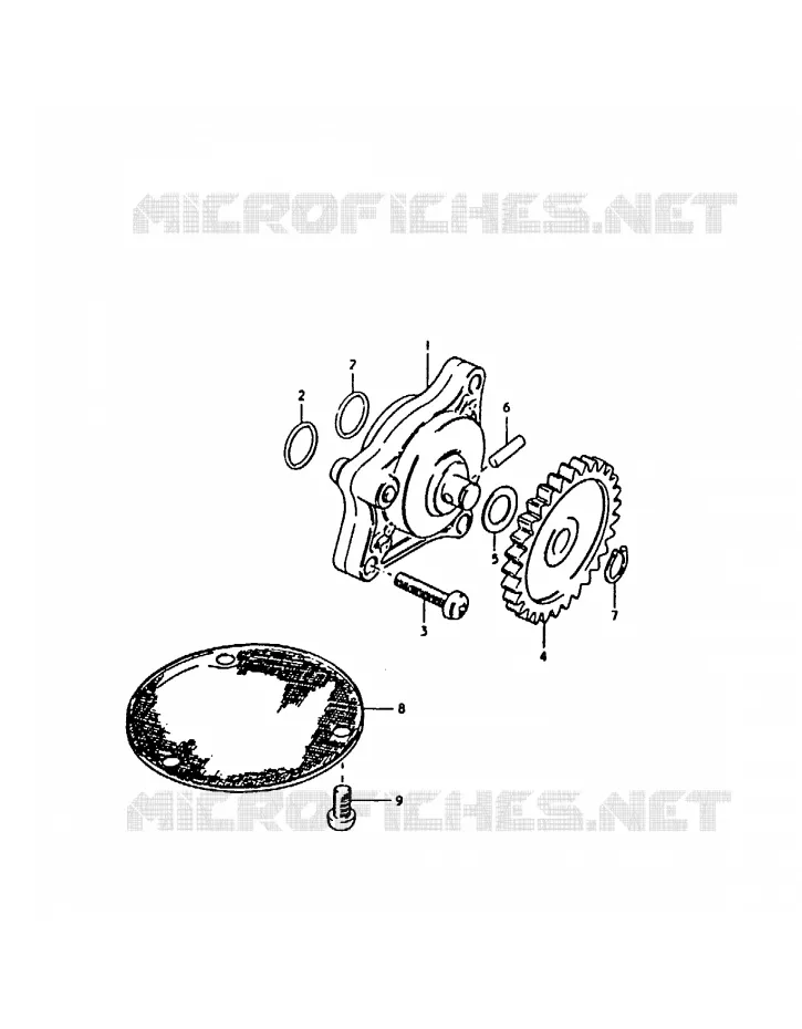 OLIEPOMP Suzuki MOTO 1000 GS 1979  GS1000S