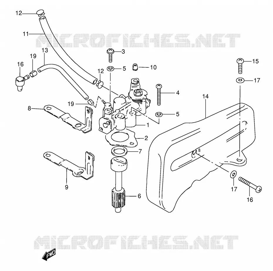 OLIEPOMP Suzuki SCOOTER 50 FZ 1993  FZ50NP(E1)