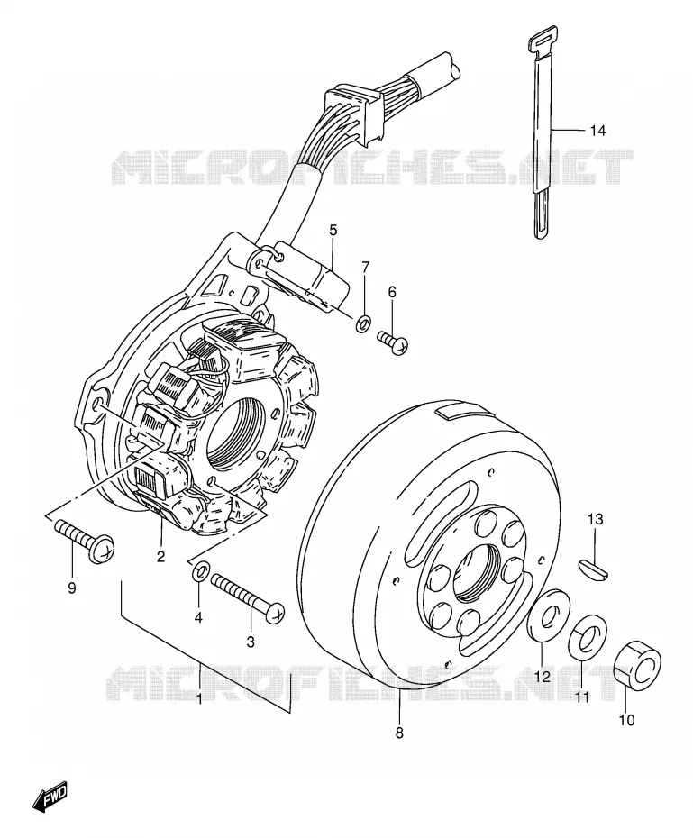ONTSTEKING (GS125Z/D/UR E71) Suzuki MOTO 125 GS 1982  GS125EEZ(E1)