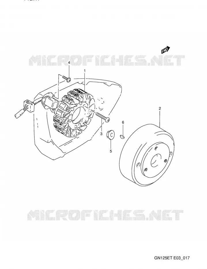 ONTSTEKING Suzuki MOTO 125 GN 1994  GN125ER(E3)