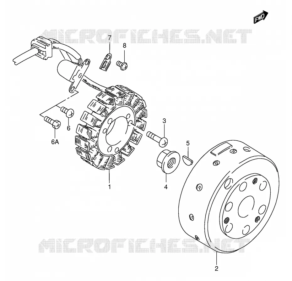 ONTSTEKING Suzuki MOTO 250 GN 1998  GN250EW(E2)