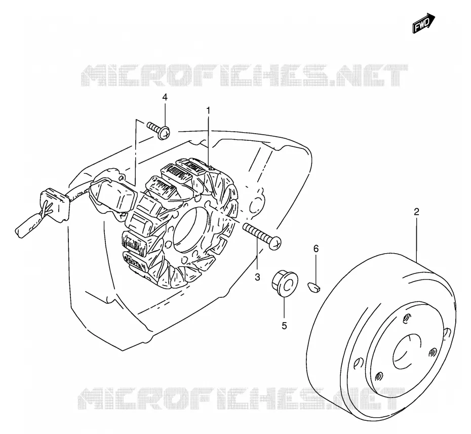 ONTSTEKING (VOIR NOTE) Suzuki MOTO 125 GS 1994  GS125ESR(E1)