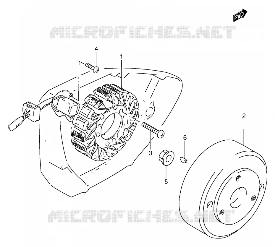 ONTSTEKING (VOIR NOTE) Suzuki MOTO 125 GS 1999  GS125SUX(E71)