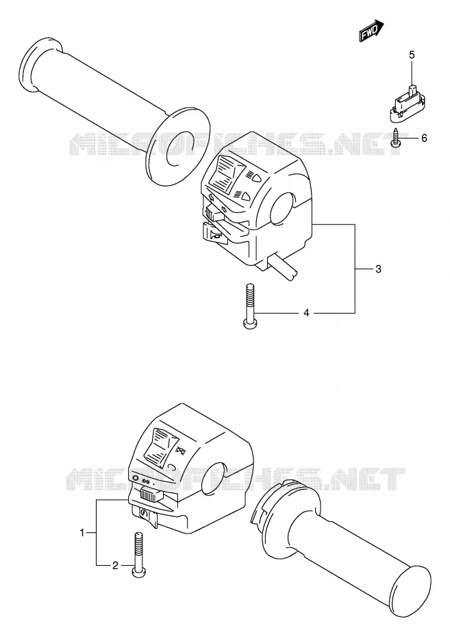 SCHAKELAARS (MODELE Y) Suzuki MOTO 250 GN 2001  GN250K1(E2)