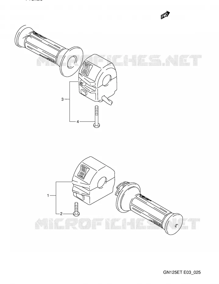 SCHAKELAARS Suzuki MOTO 125 GN 1996  GN125ET(E3)