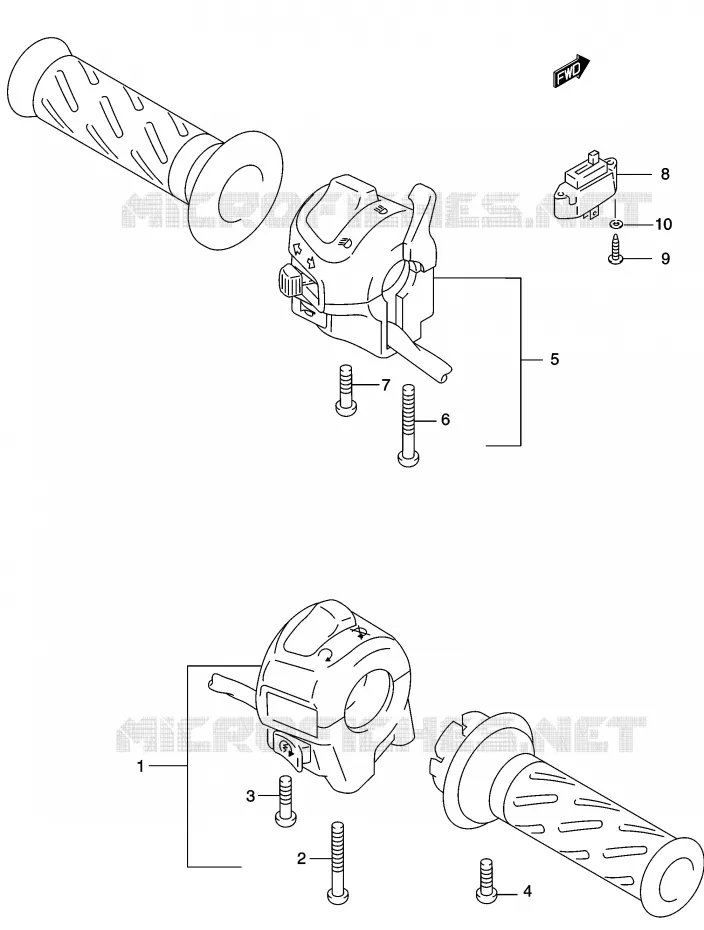 SCHAKELAARS Suzuki MOTO 500 GS-E 2003  GS500K3(P19)