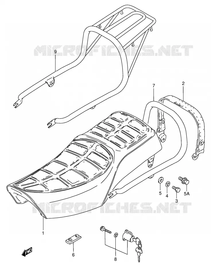 SEAT Suzuki MOTO 250 GN 1994  GN250R(E2)