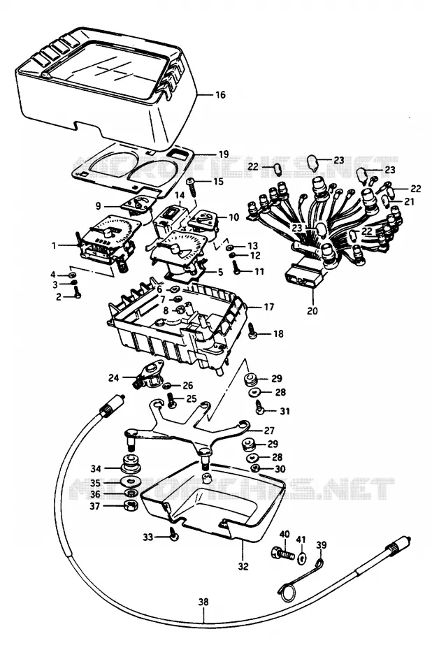 SNELHEIDSMETER (GSX100EE/EF/EG) Suzuki MOTO 1100 GSX-E 1984  GSX1100EE(E/F/G)
