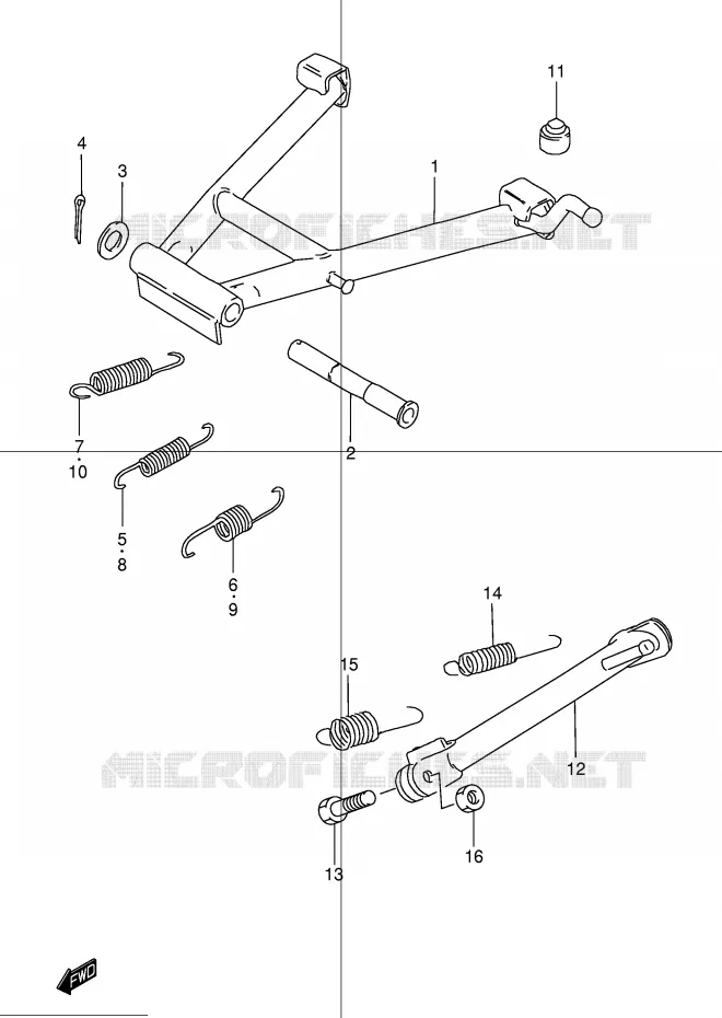 STAND Suzuki MOTO 250 GN 1999  GN250X(E2)