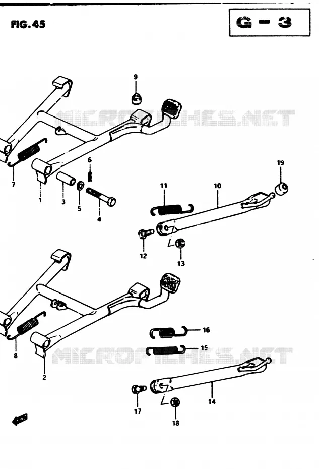 STAND Suzuki MOTO 450 GS-S 1983  GS450SD(2/Z/D)
