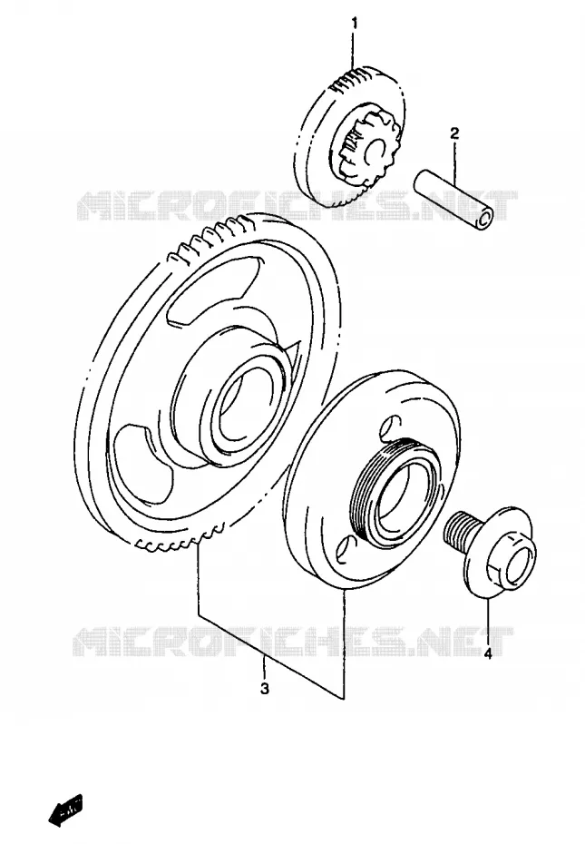 STARTMOTOR CLUTCH Suzuki MOTO 1200 BANDIT 1998  GSF1200W/GSF1200SW/GSF1200SAW