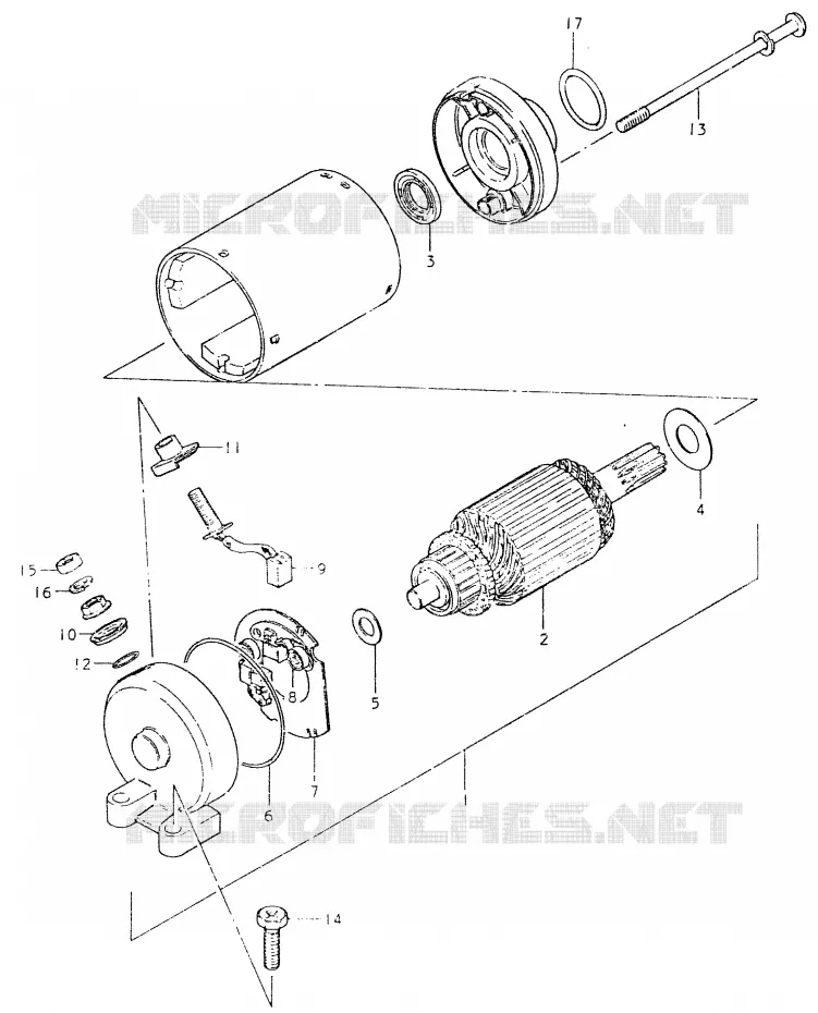 STARTMOTOR Suzuki MOTO 550 GS 1980  GS550LT