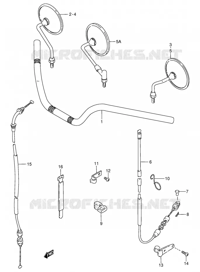 STUUR Suzuki MOTO 250 GN 1993  GN250P(E2)