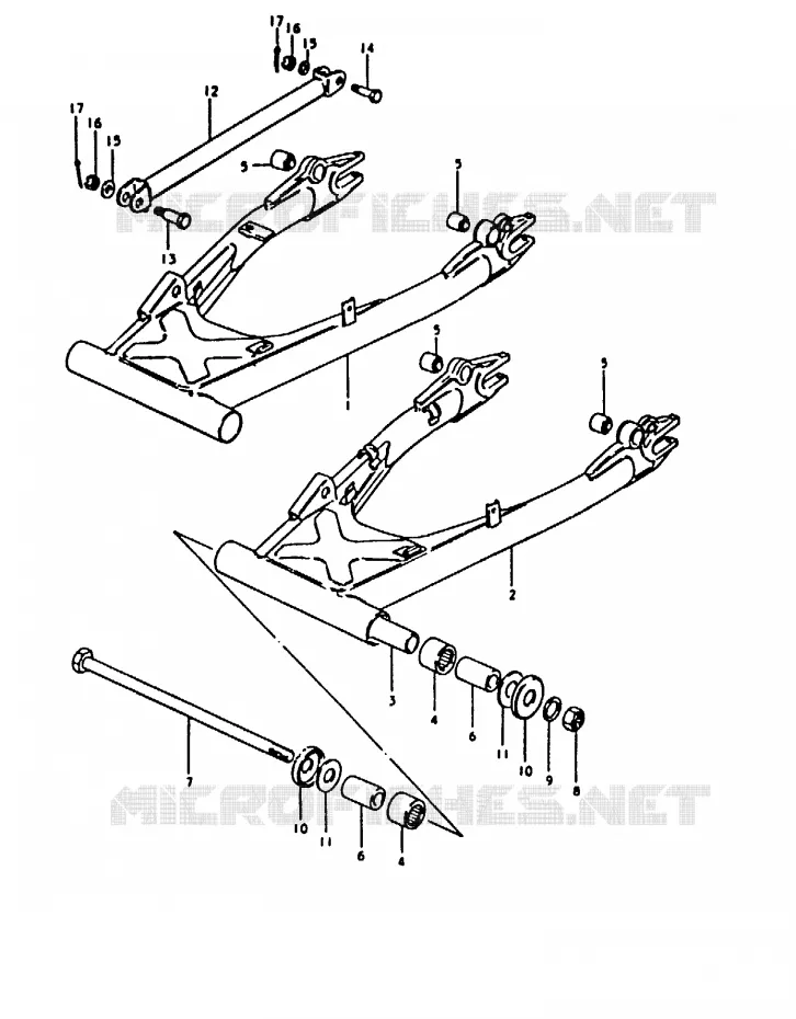 SWINGARM Suzuki MOTO 1000 GS 1980  GS1000T(T)