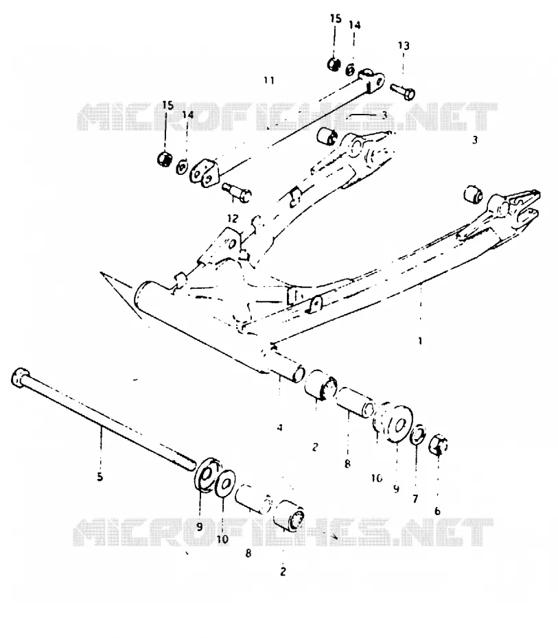 SWINGARM Suzuki MOTO 1000 GSX 1982  GSX1000SZ