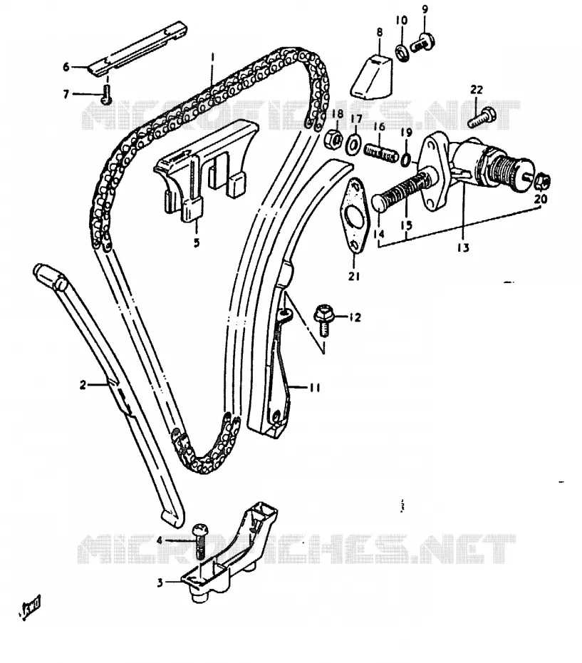 TIMING Suzuki MOTO 1000 GS 1979  GS1000HN(C/N)