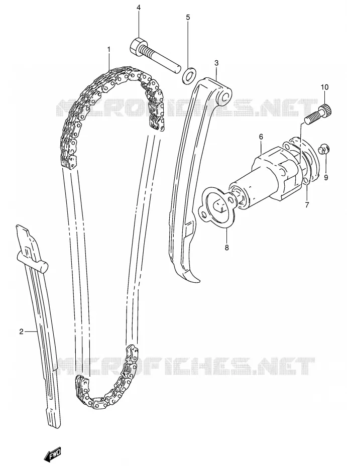 TIMING Suzuki MOTO 250 GN 1991  GN250M(E2)