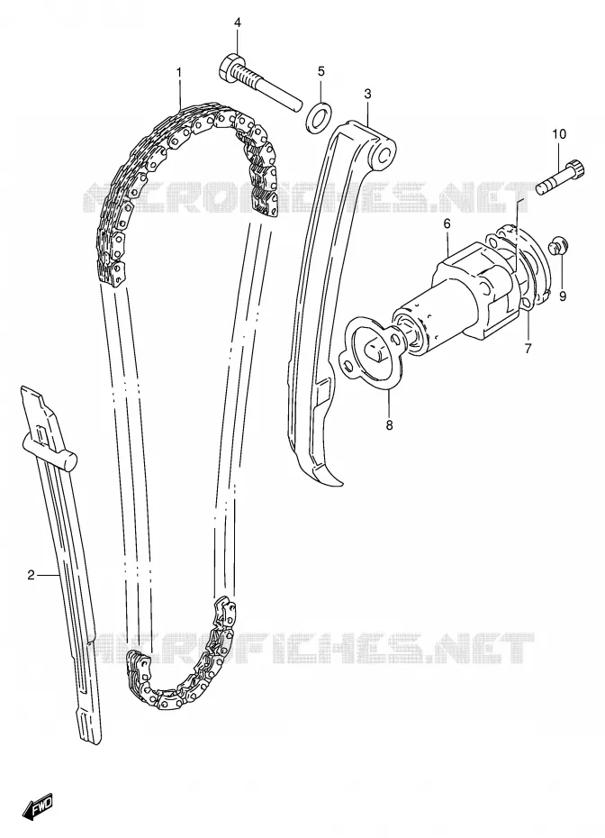 TIMING Suzuki MOTO 250 GN 1998  GN250EW(E2)