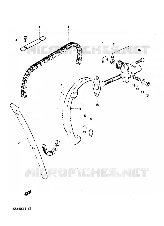 TIMING Suzuki MOTO 400 GSX 1981  GSX400FX(X/Z)