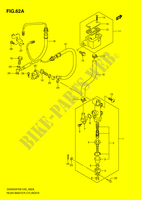 ACHTER hoofdremcilinder (GSX650FAK9/FUAK9/FL0/FUL0/FAL0/FUAL0) voor Suzuki GSX-F 650 2010