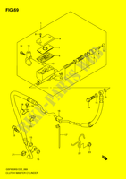 CLUTCH HOOFDREMCILINDER (GSF650K9/AK9/UK9/UAK9/L0/AL0/UL0/UAL0) voor Suzuki BANDIT 650 2009
