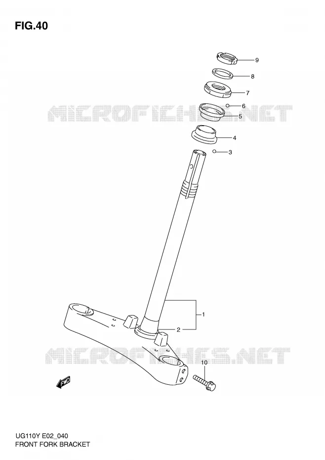 STUURPEN Suzuki SCOOTER 110 UG 2001  UG110K1(E2)