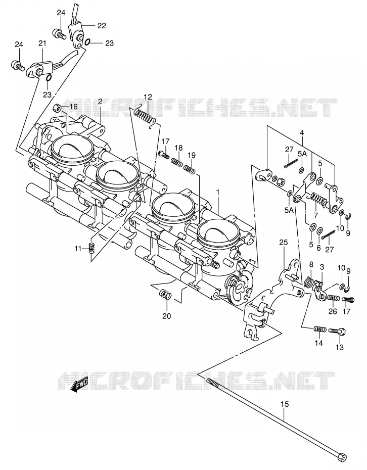 BRANDSTOFINJECTIE ASSY (MODELE K2) Suzuki MOTO 750 GSX-R 2000  GSX-R750U1Y(E2)