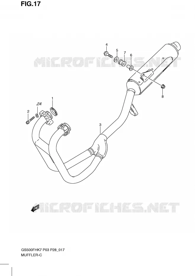 GELUIDDEMPER Suzuki MOTO 500 GS-F 2009  GS500FHK9(P3)