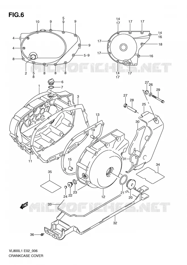 CASING Suzuki MOTO 800 VOLUSIA 2011  VL800CUEL1(E2)